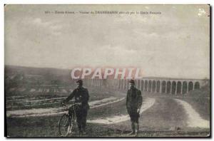 Old Postcard Army Viaduct Dannemarie destroyed by the French genius