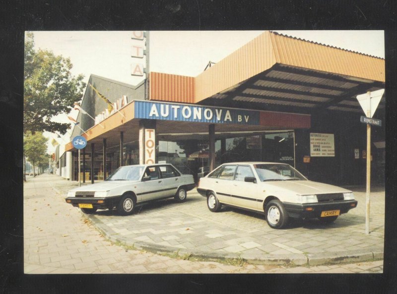 TILBURG TOYOTA CAR DEALER AUTONOVA ADVERTISING POSTCARD