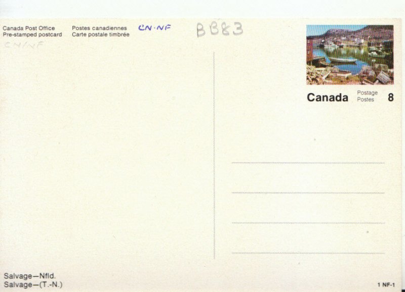 Canada Postcard - Salvage - Newfoundland - Ref TZ680