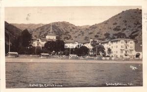 A71/ Santa Catalina California Ca Postcard  Photo RPPC 1924 Hotel St Catherine