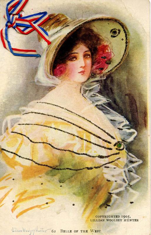 Women - Belle of the West Artist: Lillian Woolsey Hunter  (Red, White & Blue)