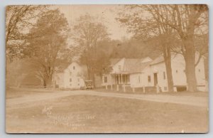 Plymouth VT Home of President Coolidge RPPC Vermont Postcard Y30
