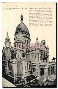 Postcard Old Paris Montmartre Basilique du Sacre Coeur