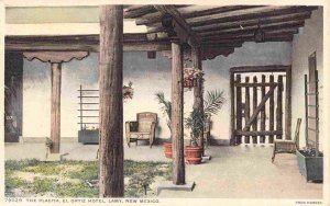 The Placita El Ortiz Hotel Lamy New Mexico 1910c Fred Harvey postcard