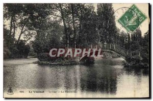 Old Postcard Le Vesinet Lake Gateway