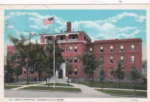 Minnesota Fergus Falls St Luke's Hospital 1931 Curteich
