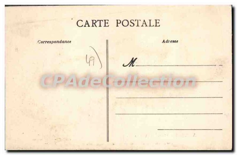 Old Postcard Angers Hotel D'Anjou