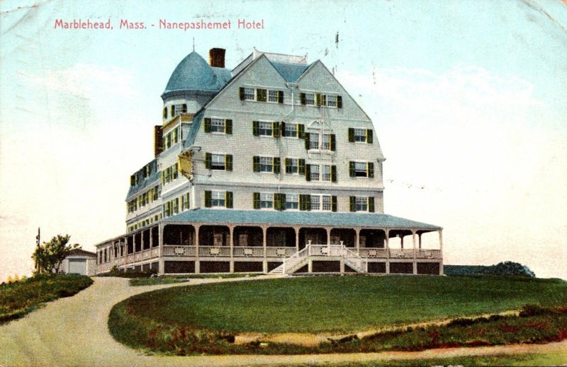 Massachusetts Marblehead Nanepashemet Hotel 1914