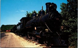 Vintage Railroad Train Locomotive Postcard - Missouri Pacific Railroad