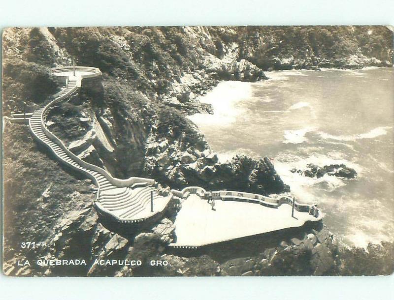 Pre-1950 rppc NICE VIEW Acapulco - Guerrero Mexico i3666