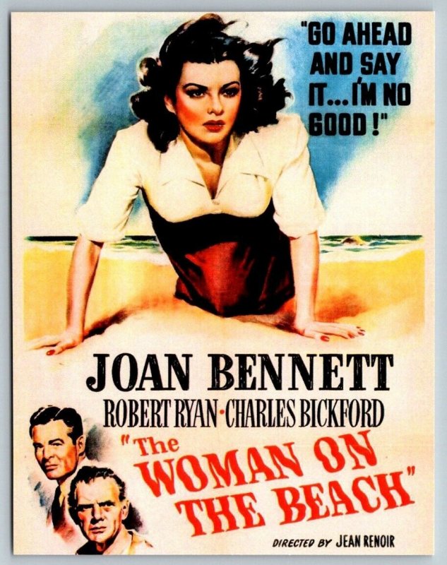 Joan Bennett    Replica Poster  The Woman on the Beach  Postcard