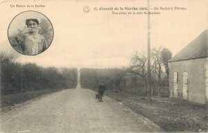 Circuit de la Sarthe 1906 De Berfay â Vibraye Car Racing 06.94