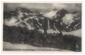 Raudalsfjeldet Skardalspiggen Jotunheimen Norway Vintage Postcard 0687