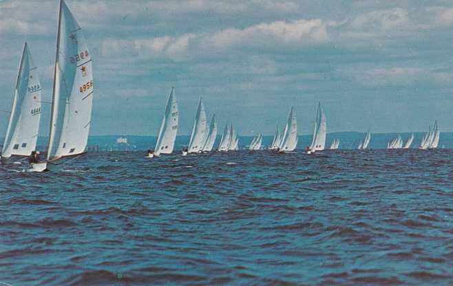 Star Sailboats in Long Island Sound, New York