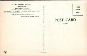 Postcard The Basket Barn Basketville Manchester VT