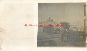 Unknown Location, RPPC, Factory or Oil Refinery Scene? Oklahoma?