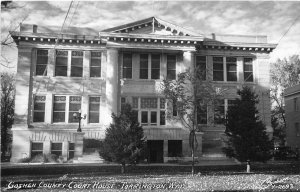 G75/ Torrington Wyoming Postcard RPPC c1950s Goshen County Court House