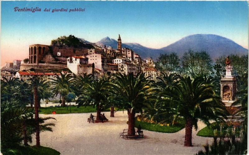 CPA VENTIMIGLIA dai giardini pubblicci ITALY (530749)