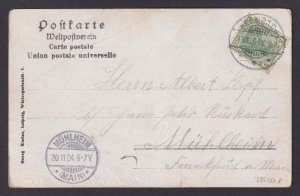 Vintage postcard Germany Circus Dorniels Ensemble Variete