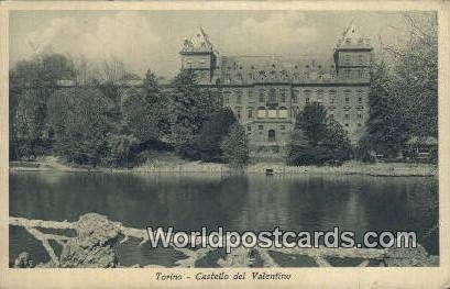 Castello del Valentino Torino, Italy Writing on back 