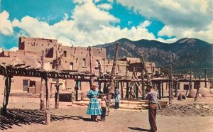 United States New Mexico Taos Pueblo 1967