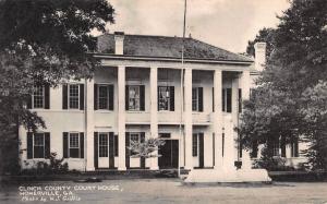 Clinch County Court House, Homerville, Georgia, Early Postcard, Used in 1952