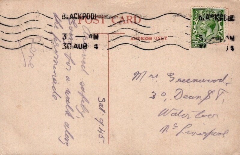 Lancashire Postcard - Views of Blackpool   RS23812