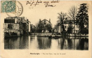 CPA MONTARGIS - Rue sur l'eau - vue sur le canal (631701)