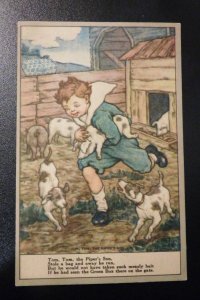Mint USA Advertising Postcard Fralingers Original Saltwater Taffy Tom Tom Piper