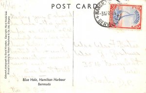 Blue Hole Hamilton Harbour Bermuda Postcard