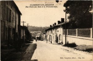 CPA CLERMONT-en-ARGONNE - Rue Porte des Bois et le Préventorium (631223) 