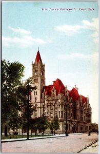 Post Office Building St. Paul Minnesota MN Street View Postal Office Postcard