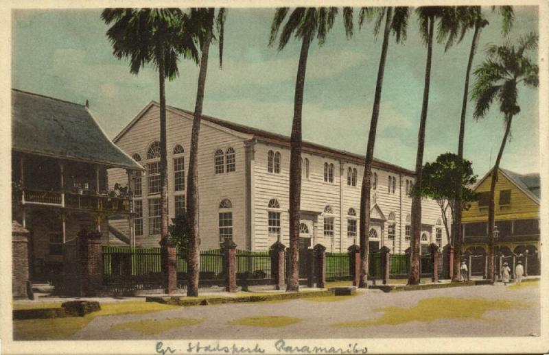 suriname, PARAMARIBO, Moravian Town Church (1930s) Moravian Mission