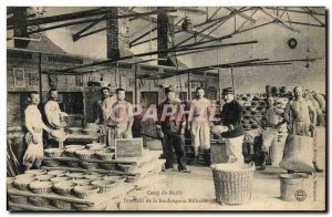 Old Postcard Militaria Camp of Mailly Interior Bakery