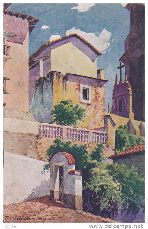 Partial Scene, Taxco, Mexico, 1900-1910s