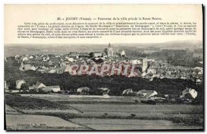 Old Postcard Joigny Panorama Of The City Pirse to Road Newfoundland