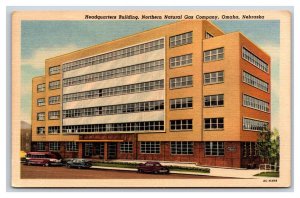 Northern Natural Gas Company Headquarters Omaha Nebraska UNP Linen Postcard O17