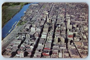 1960 Memphis Tennessee Vintage Postcard Business District Skyline Looking North