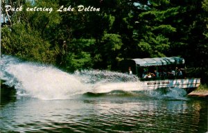 Wisconsin Dells Duck Entering Lake Delton