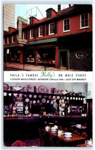 PHILADELPHIA, PA Pennsylvania ~ Roadside KELLY'S on MOLE STREET 1956 Postcard