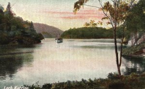 Vintage Postcard 1910's Loch Katrine Freshwater Trossachs Scotland UK