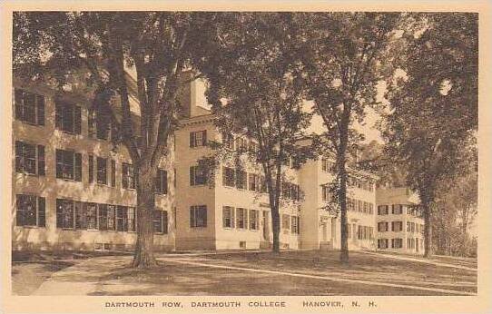 New Hampshire Hanover Dartmouth College Dartmouth Row Albertype