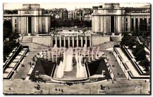 16 Paris - The Palais de Chaillot - The Fountains - Old Postcard