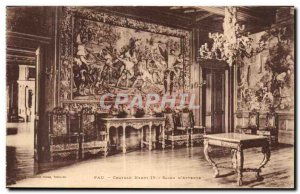 Albi Old Postcard Chateau Henry IV Salon d & # 39attente