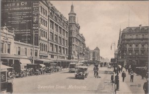 Postcard Swanston Street Melbourne Australia