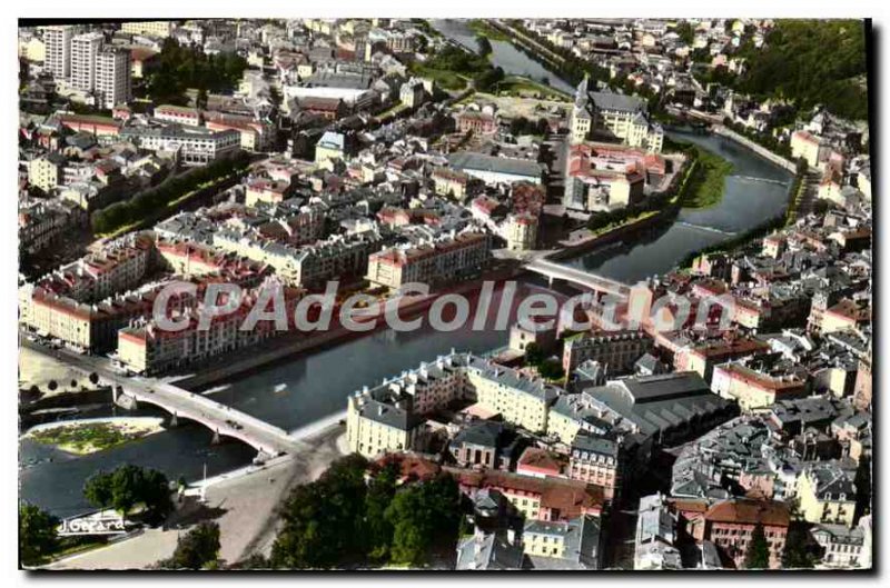 Old Postcard Epinal Vosges Aerial view