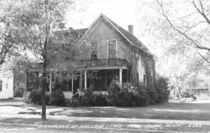 Sauk Centre Minnesota~Sinclair Lewis Birthplace~Boy on Bicycle Outside~1960 RPPC