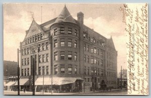 YMCA Building   Springfield   Massachusetts  Postcard  1907
