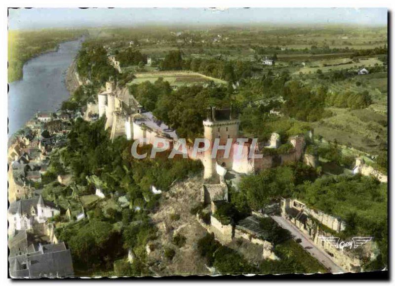 Modern Postcard Chinon Castle and the Vienna