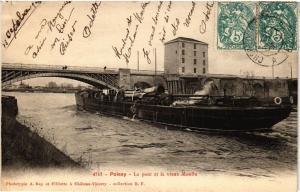 CPA POISSY - Le pont et le vieux Moulin (453205)